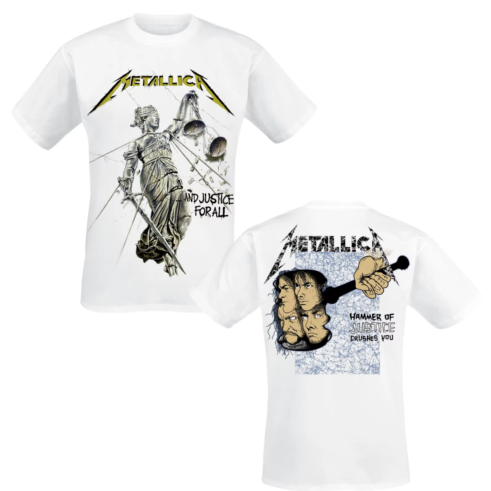 T-shirts unisexes en coton Metallica M72 2026 World Tour Merchandise, style du 21e siècle, t-shirts 