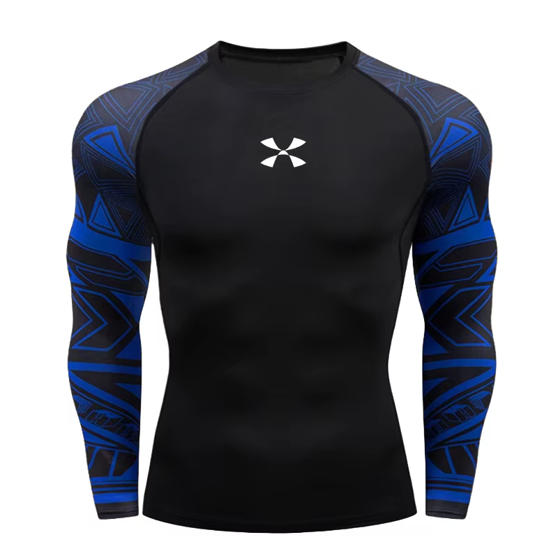 T-shirt de compression pour homme Cody Lundin, séchage rapide, anti-UV, coupe ajustée, pour la gym, 