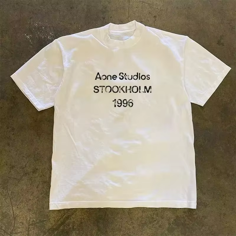 T-shirt tendance mode estivale, marque de luxe, imprimé lettres, t-shirt en coton pour homme et femm