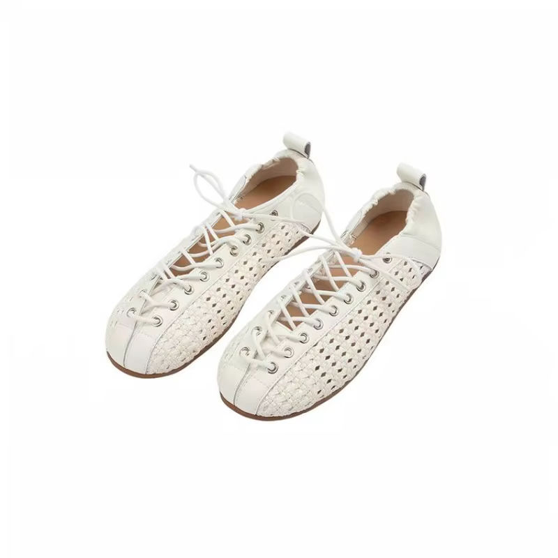 Nouvelles Chaussures Plates Décontractées à Bout Rond pour Femmes 2026 – Style Rétro, Semelle Souple
