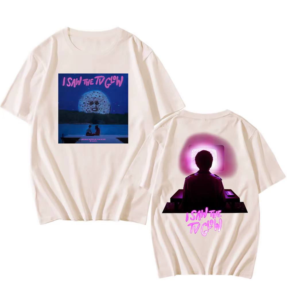 Alex G I Saw The TV Glow T-shirt imprimé graphique mode amusant T-shirt surdimensionné unisexe haut
