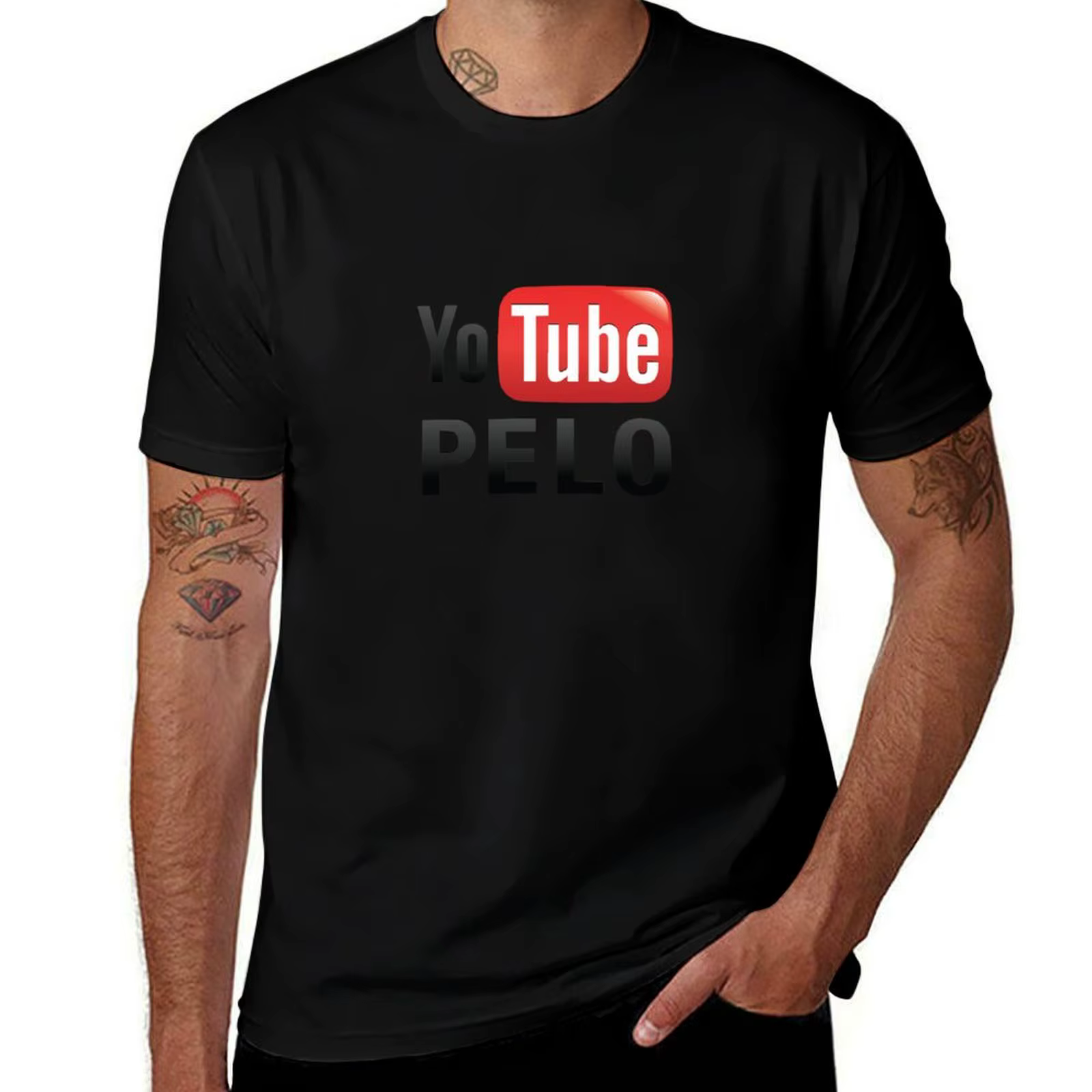 T-Shirt surdimensionné-t-shirts t Pelo anime chemises Yo Tube Design drôle Latino homme pour anime