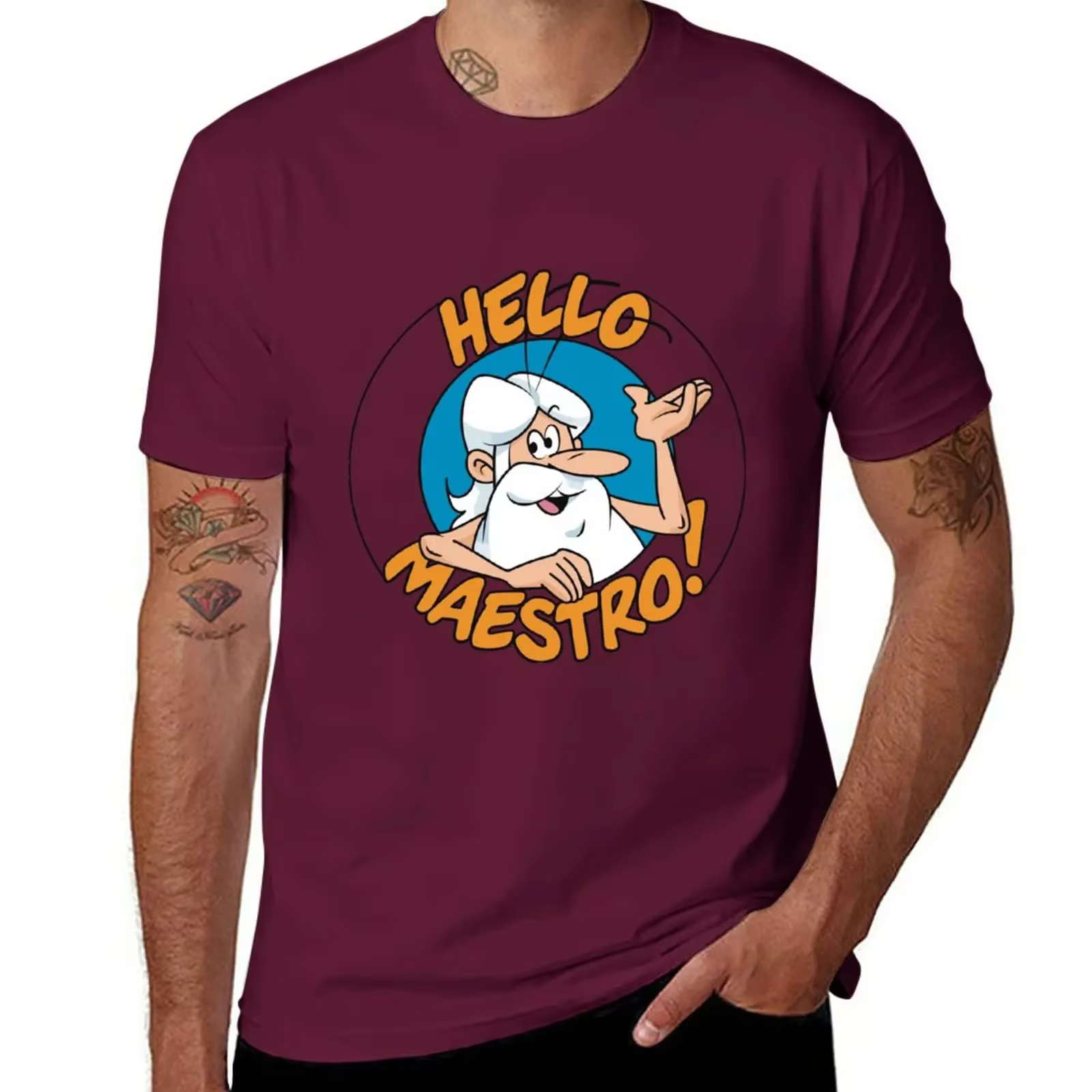 Nouveau il était une fois.... T-shirt animé Fruit of the Loom pour homme, personnalisé, grandes tail