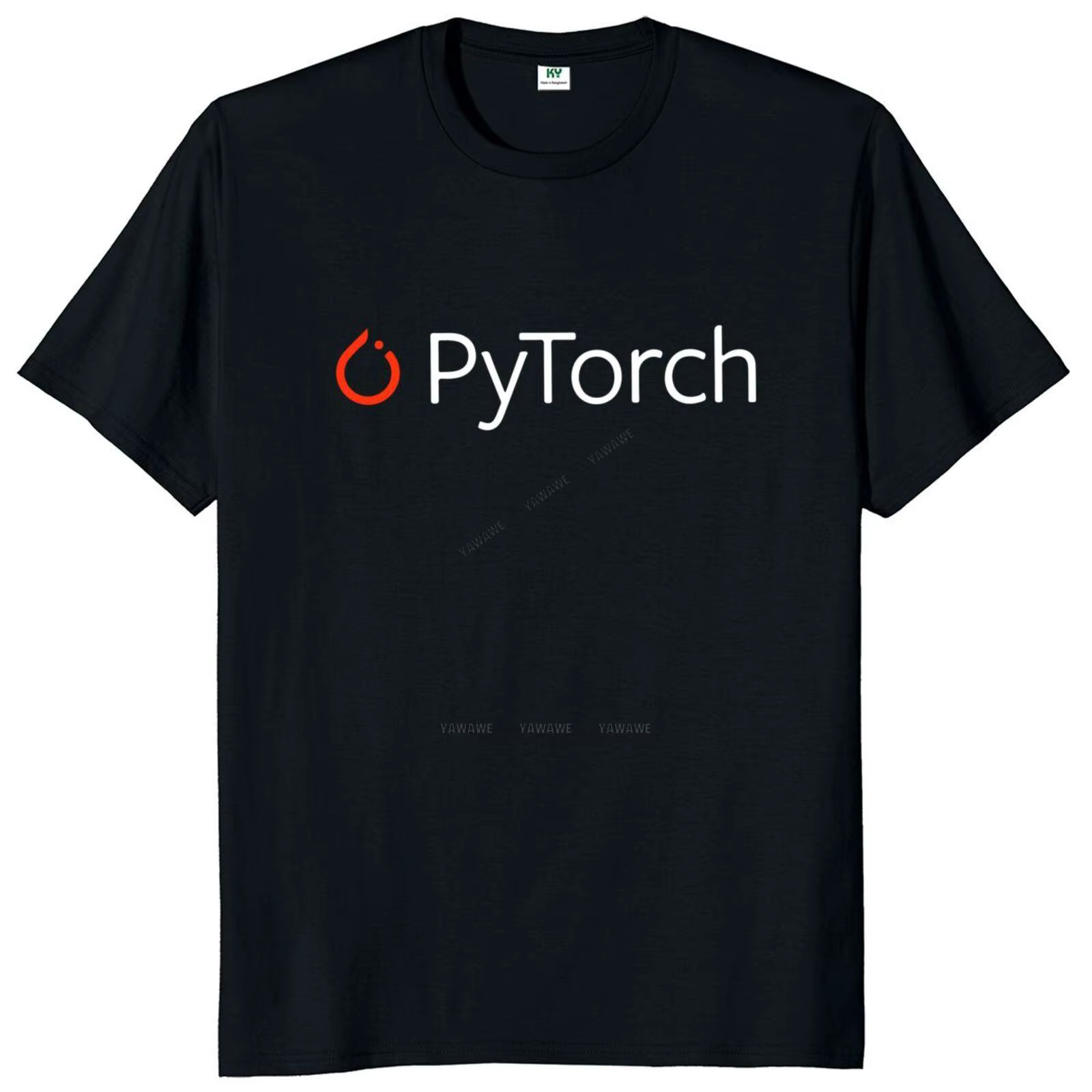 T-shirt en coton à col rond avec logo Pyfox pour hommes, vêtements unisexes, cadeau de geek nerd, pr