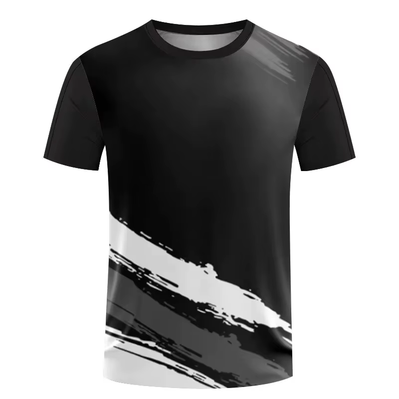 Mode Tennis de Table sport T-shirts été décontracté à manches courtes hommes femmes 3D imprimé T-shi