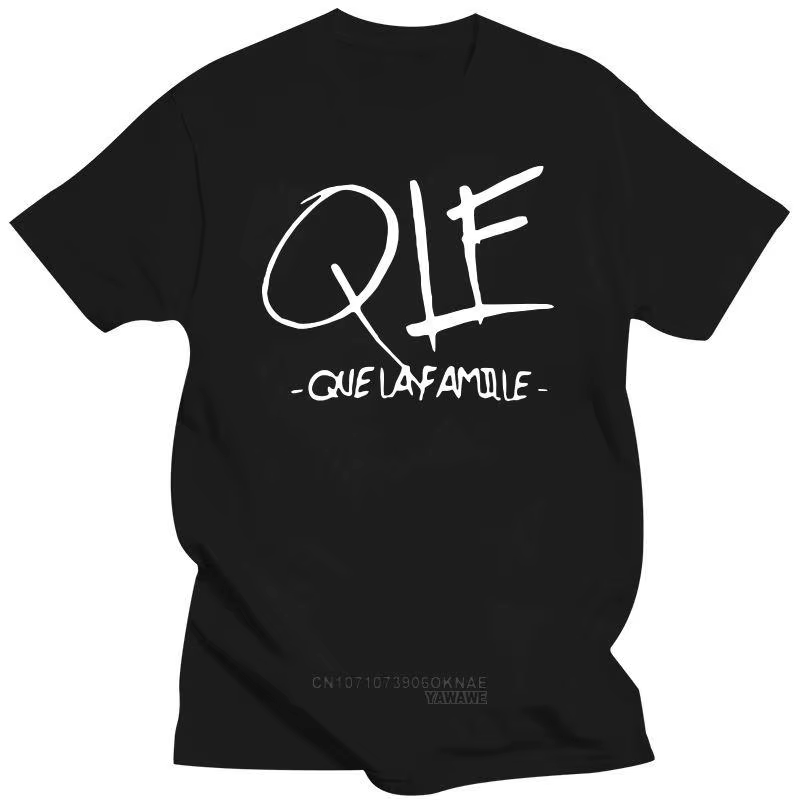 Hommes t-shirt personnaliser Chanteur Qlf Que La Famille Chanson Musique N007 femmes graphique t-shi
