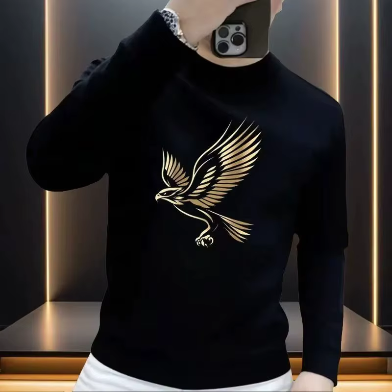 Sweat-shirt personnalisé à col rond pour hommes, tendance, Slim, décontracté, imprimé, tendance, aut