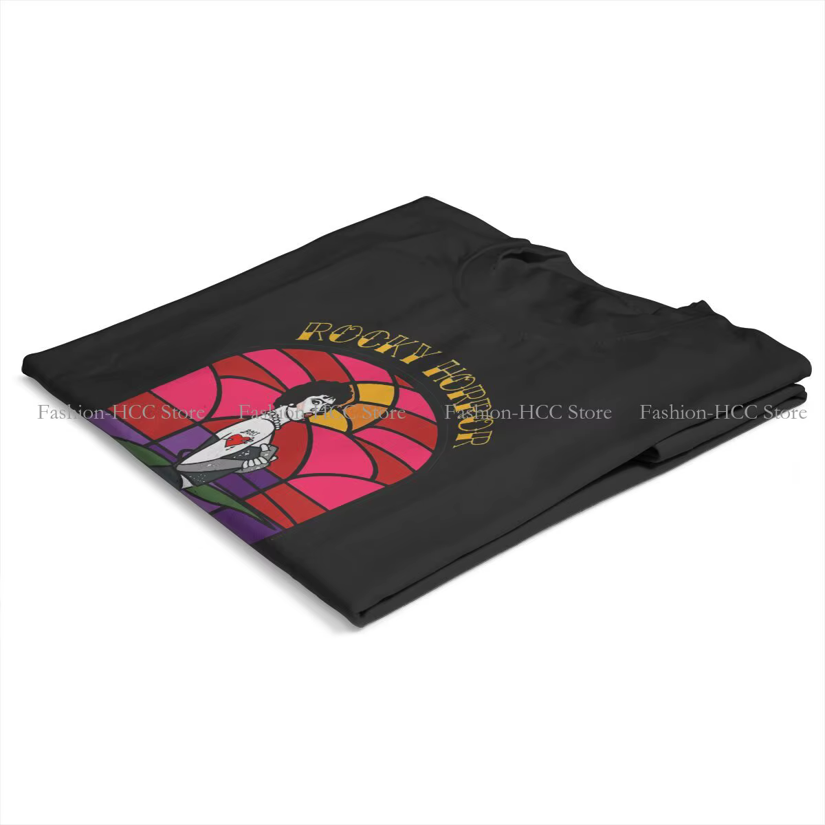 T-shirt Rocky Horror Picture Show pour femme, polyester, vitrail, doux, PVD, été, haute qualité