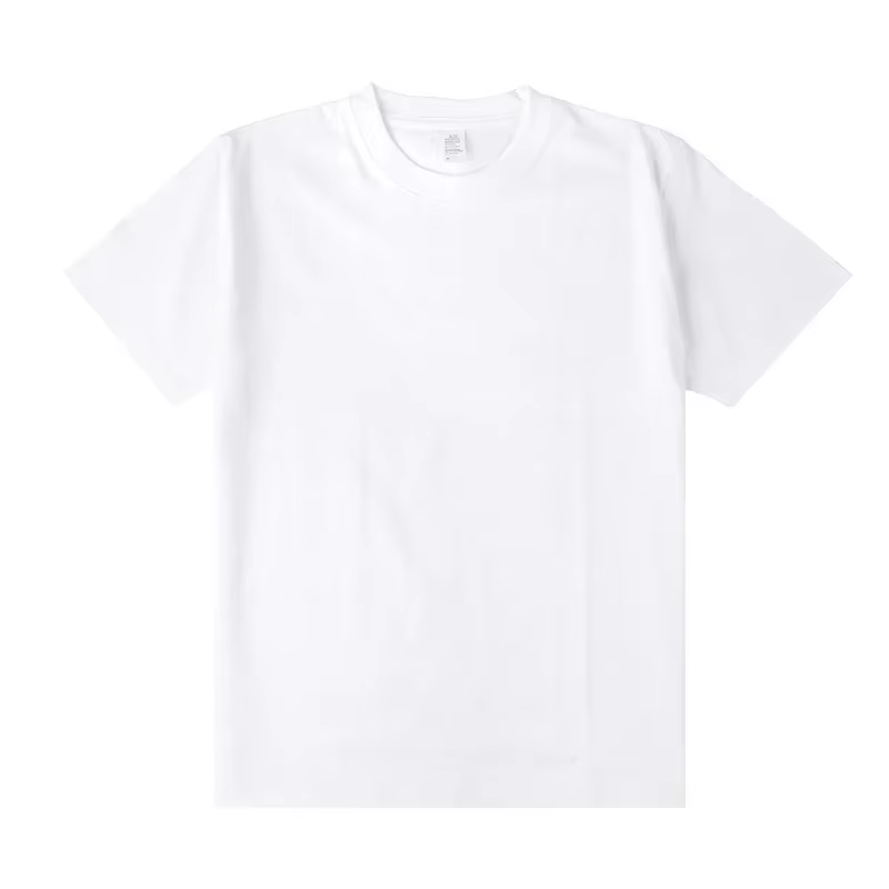 MRMT 2026 Nouveau T-shirt Homme 250g en Coton Peigné, Col Rond, Manches Courtes, Couleur Unie, Épais