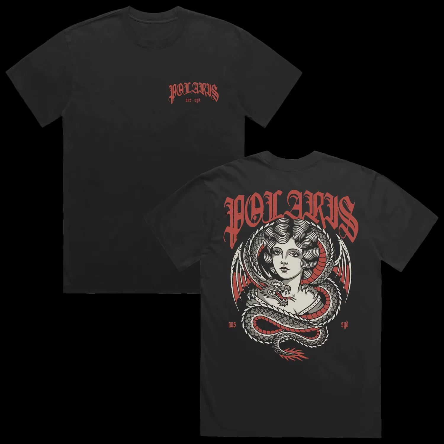  Polaris Band Graphic T-shirt en coton pour hommes et femmes, Streetwear, mode Vintage, unisexe, vê