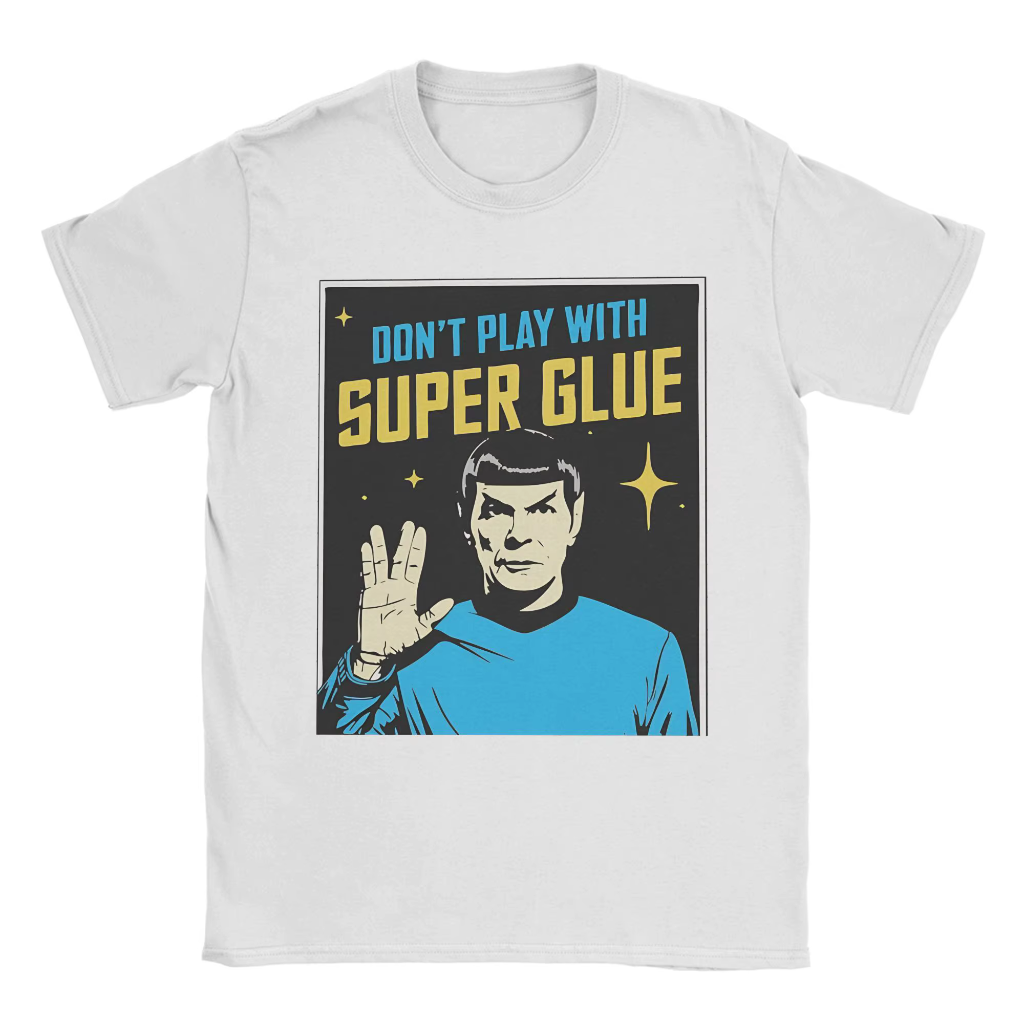 T-shirt en coton pour hommes, Vintage, col rond, à manches courtes, classique, Don't Play With Super
