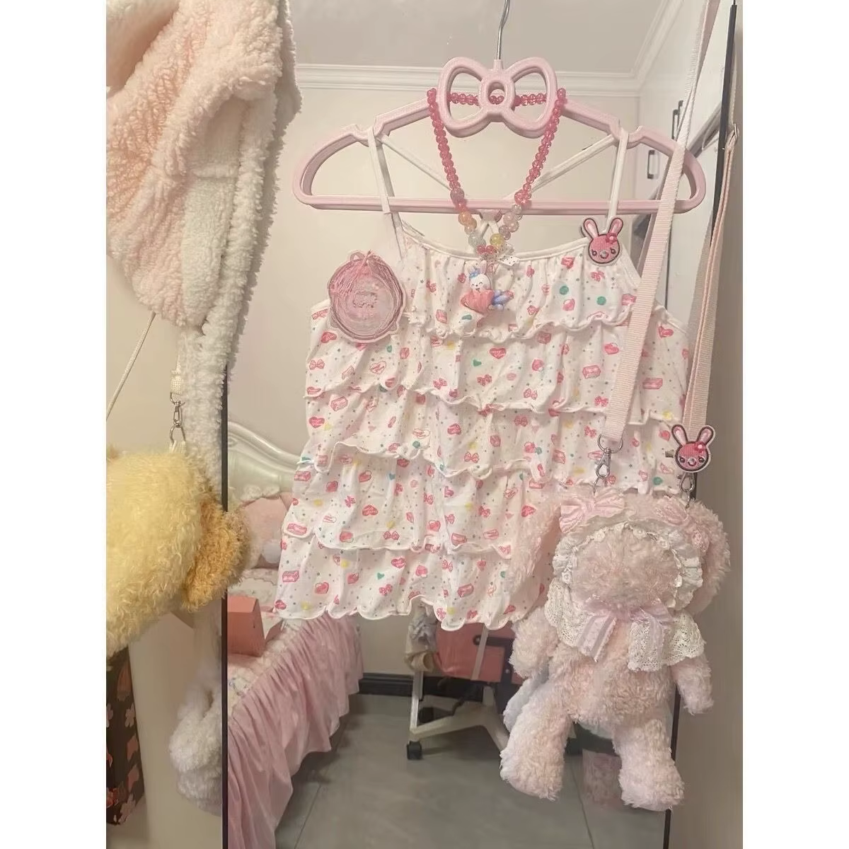 Débardeur Kawaii Japonais Sans Manches pour Femme, Crop Top Décontracté Y2K, T-shirts Imprimés Migno