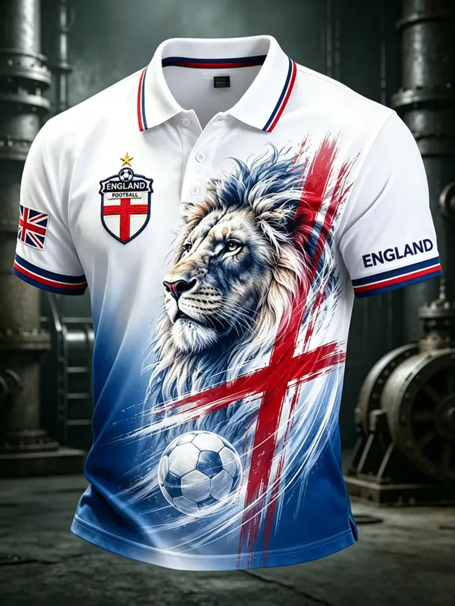 Polo de football pour femme édition 2026 - Impression 3D - Tendance et confortable - Convient aux ho