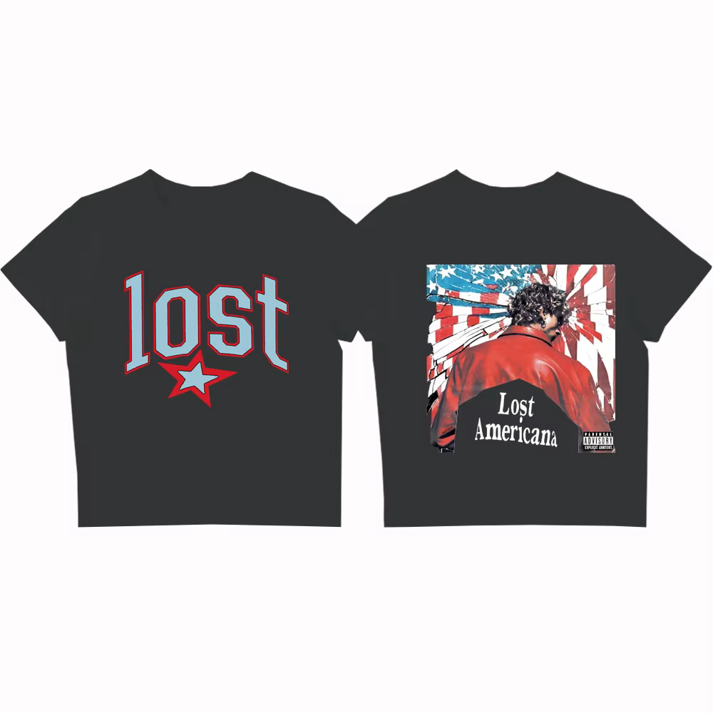 Nouveau T-shirt court MGK Lost The American Machine Gun Kelly pour homme, collection été 2026, en co