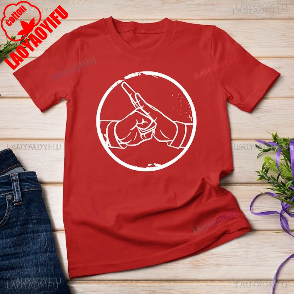 Kung Fu Art Martial Shaolin moine main salut T-Shirt décontracté mode ample Harajuku homme T-Shirt c