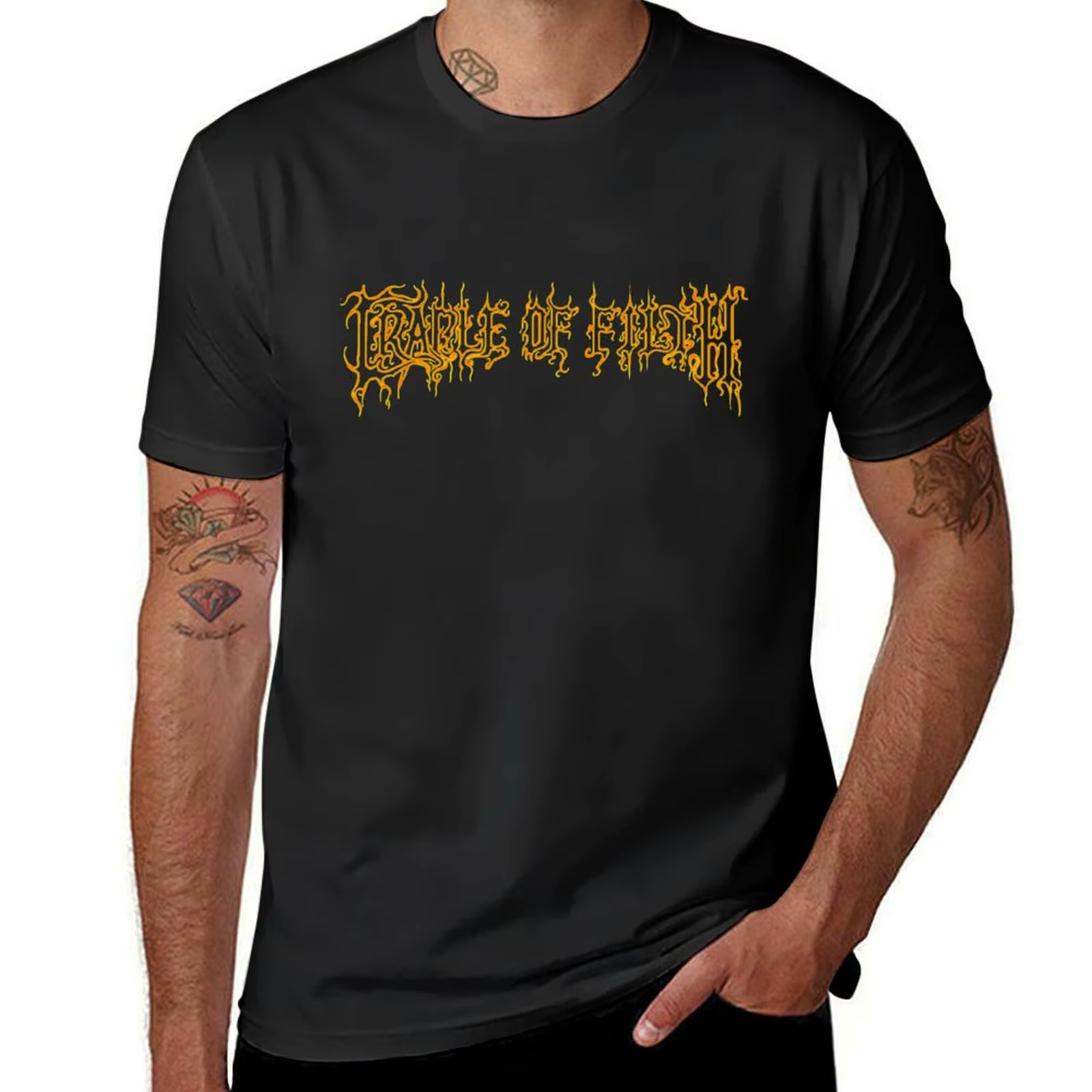 Cradle of Filth-T-shirt graphique pour hommes, Cradle of Filth, Esthétique, Vêtements, Customisation