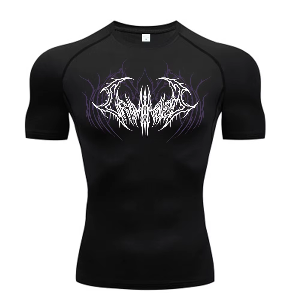 2025 Compression t-shirt hommes à manches courtes Sport t-shirts Fitness course vêtements de Sport h