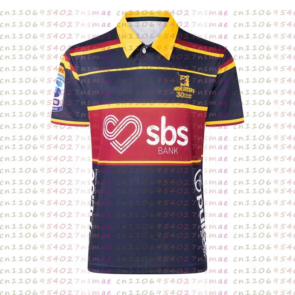 T-shirt de rugby pour hommes et enfants 2026 Otago Region Highlanders Super Rugby – Tenue parent-enf