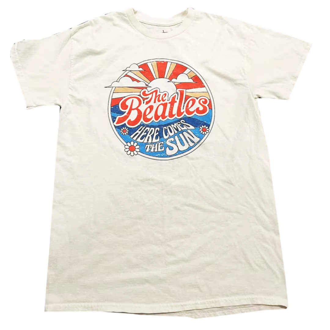 T-shirt vintage rock américain rétro The Beatles, mode printemps, sport, pur coton, pour hommes, vêt