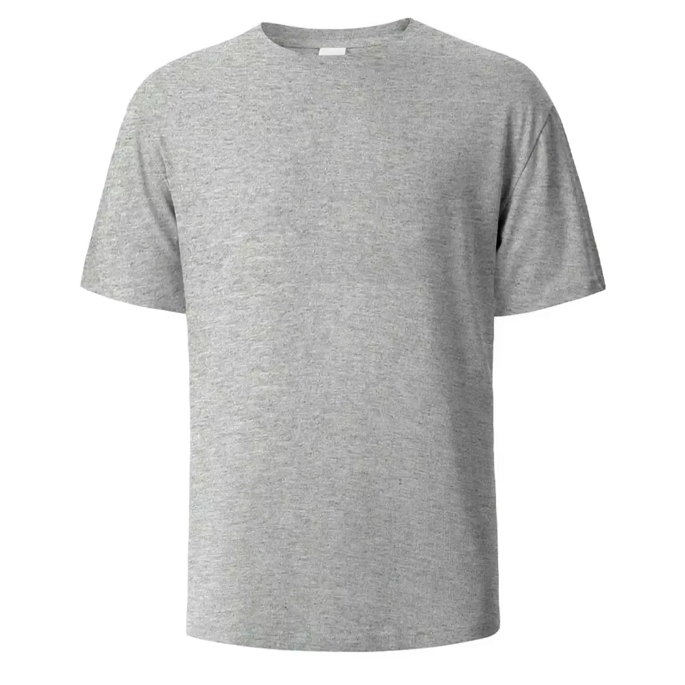 T-shirt unisexe en coton pur blanc lourd, confortable et écologique, nouvelle collection été 2026, s