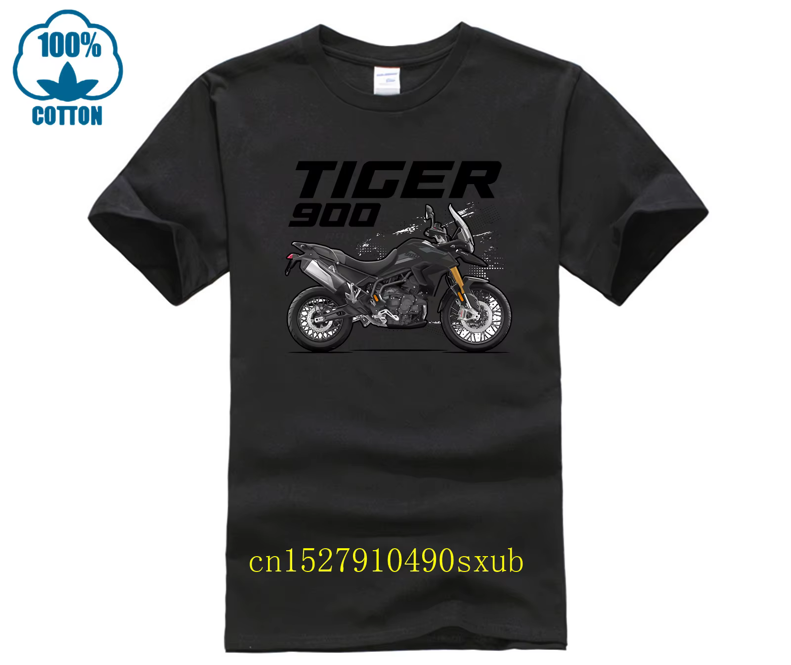 Tigre 900 T-shirt coton motos Big Trail Moto unisexe hauts Fitness t-shirts Streetwear graphique sur