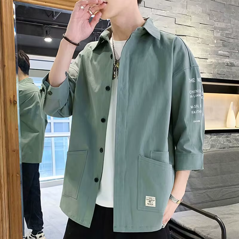 Chemises 2026 pour Hommes – Design Tendance Streetwear Japonais Harajuku Coréen – Vêtements Unisexe