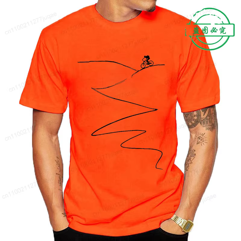 Cyclisme vélo VTT pour cyclistes T-Shirt pour hommes femmes à manches courtes drôle T-Shirt T-Shirt 