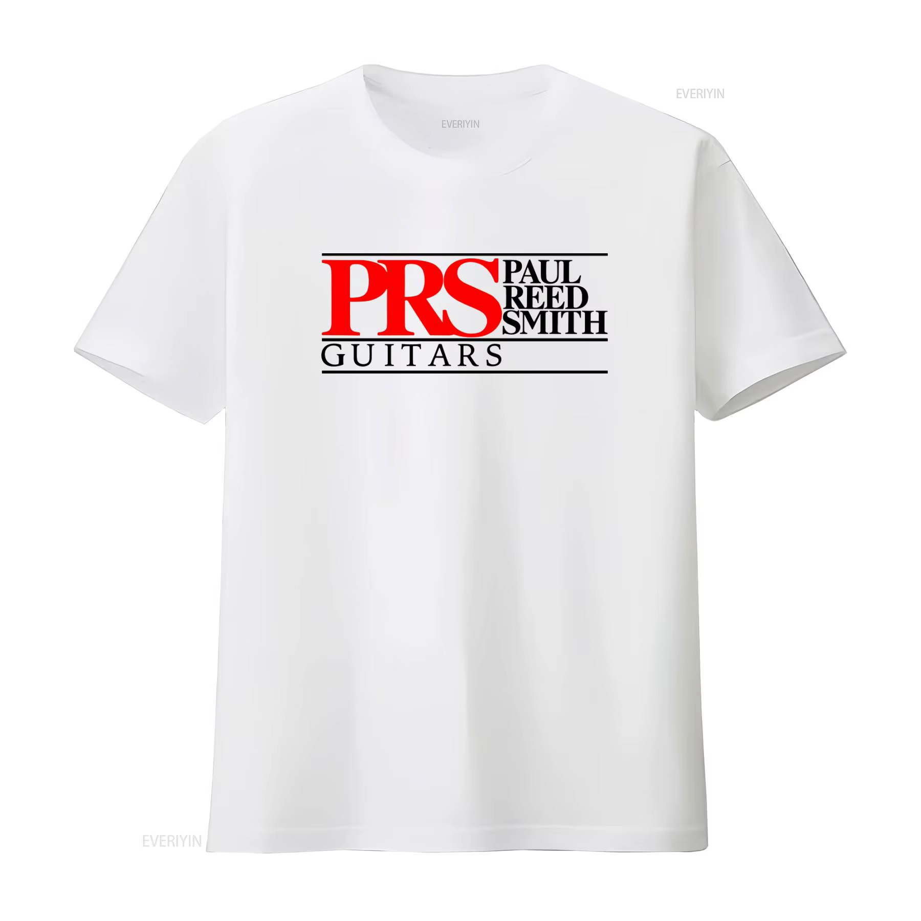 Nouveau T-shirt unisexe Paul Reed Smith Guitars avec logo symbole, style américain, options manches