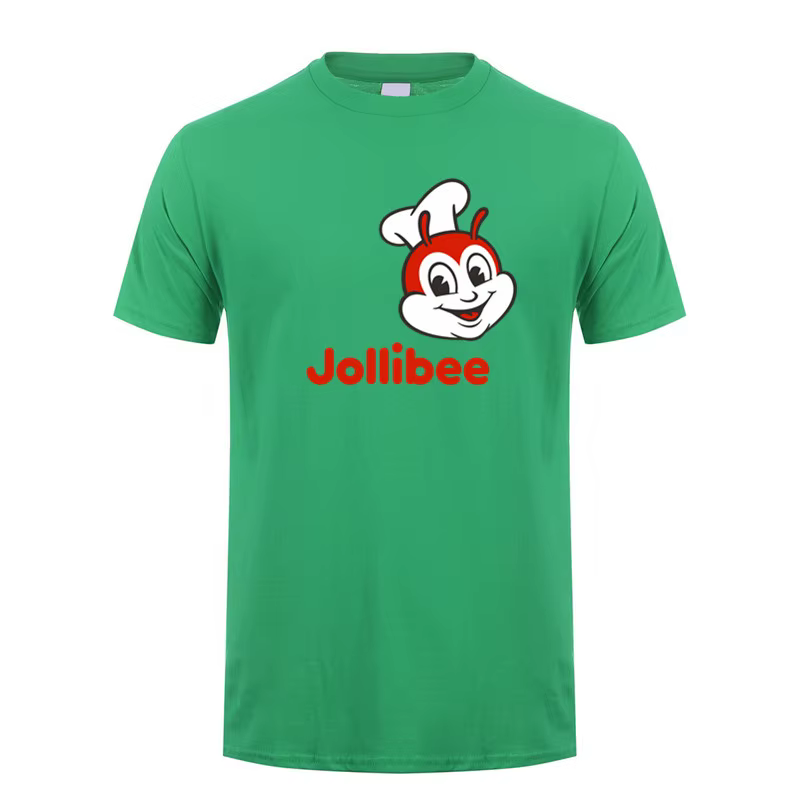 Jollibee t-shirt été hommes coton à manches courtes T-shirts drôle t-shirt homme hauts t-shirt LH-68