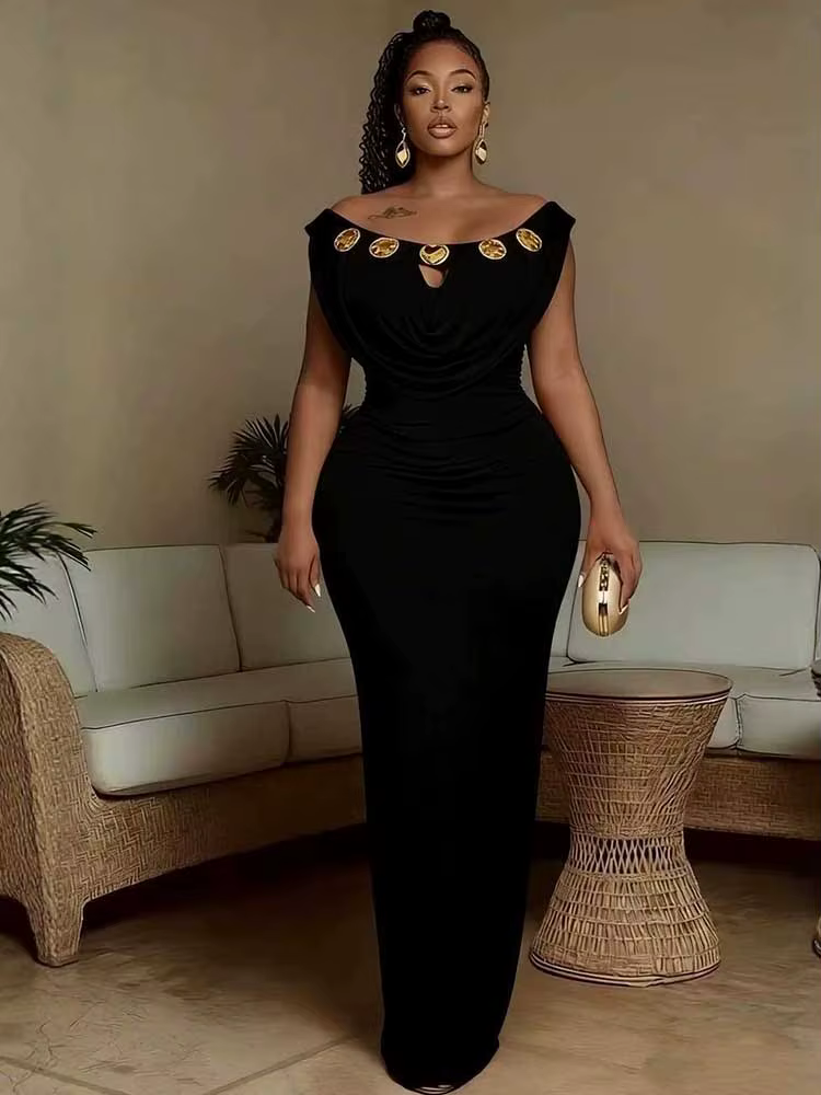 Robe de soirée pour fêtes, taille haute, coupe ajustée, style bohème, chic, pour femme, pour invitat