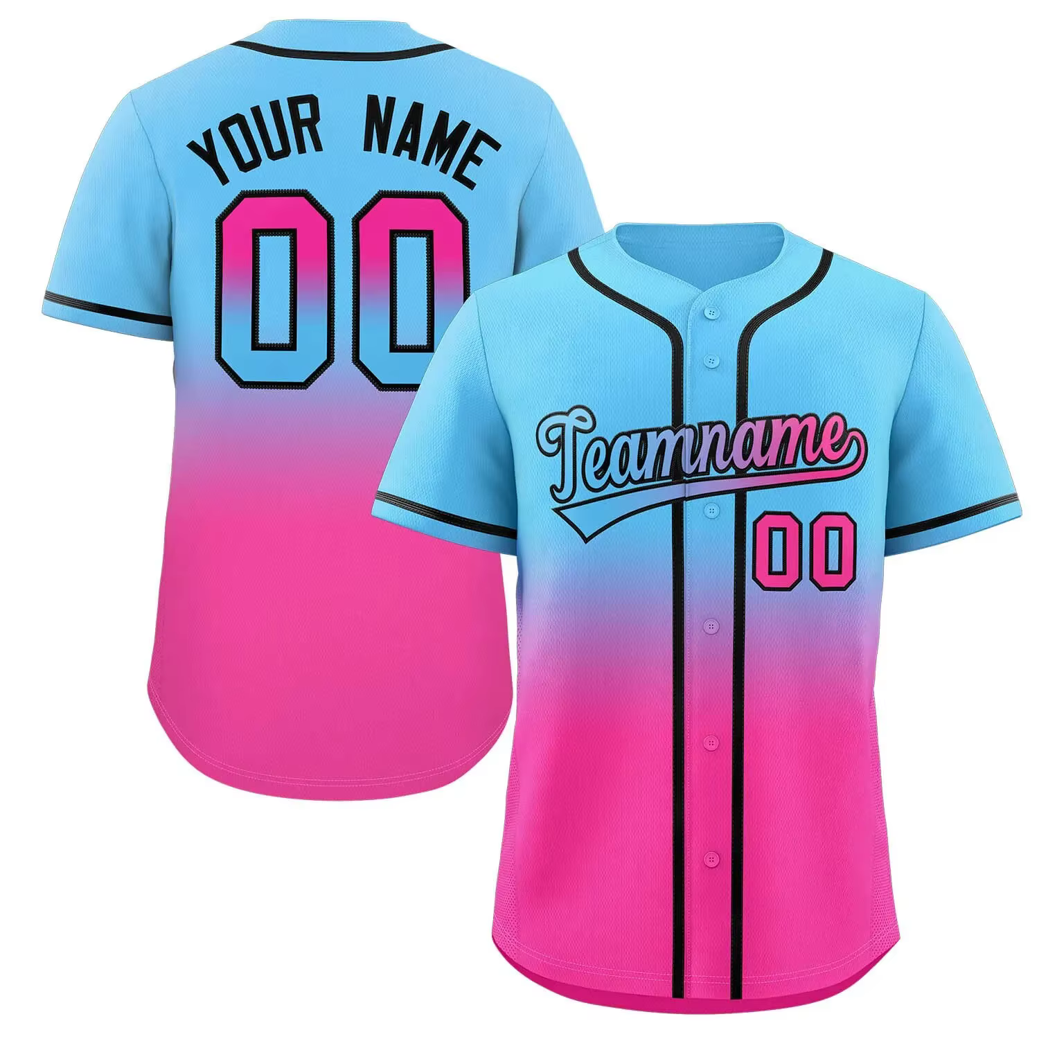 Maillot de baseball pour hommes et femmes, chemise d'équipe personnalisée, impression de nom et de n