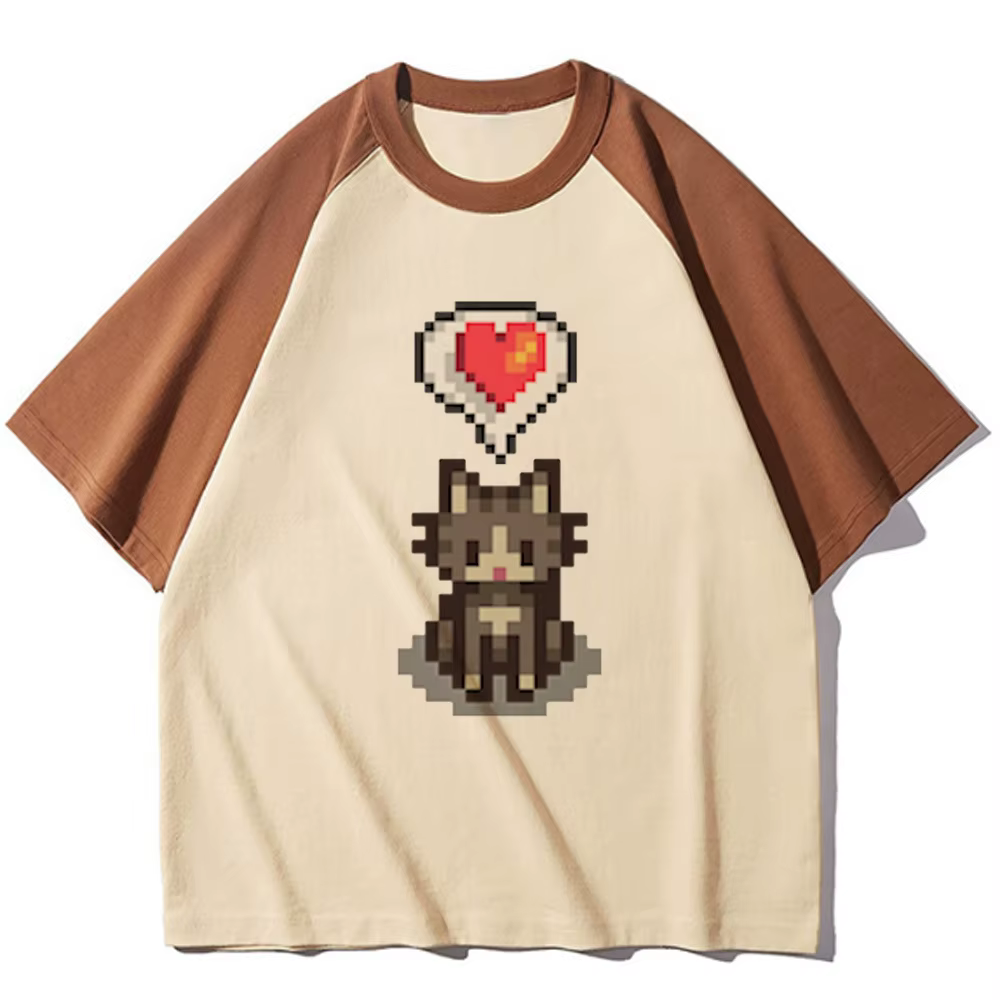 StardistingValley-T-shirt à séchage rapide pour femme, vêtement d'été, style manga, années 2000