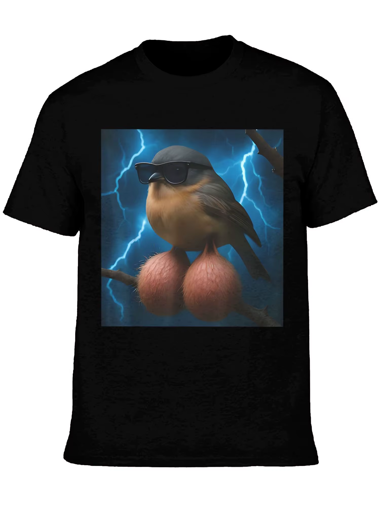 T-shirt amusant à imprimé crabe avec texte japonais, unisexe et au design animalier mignon, T-shirt 