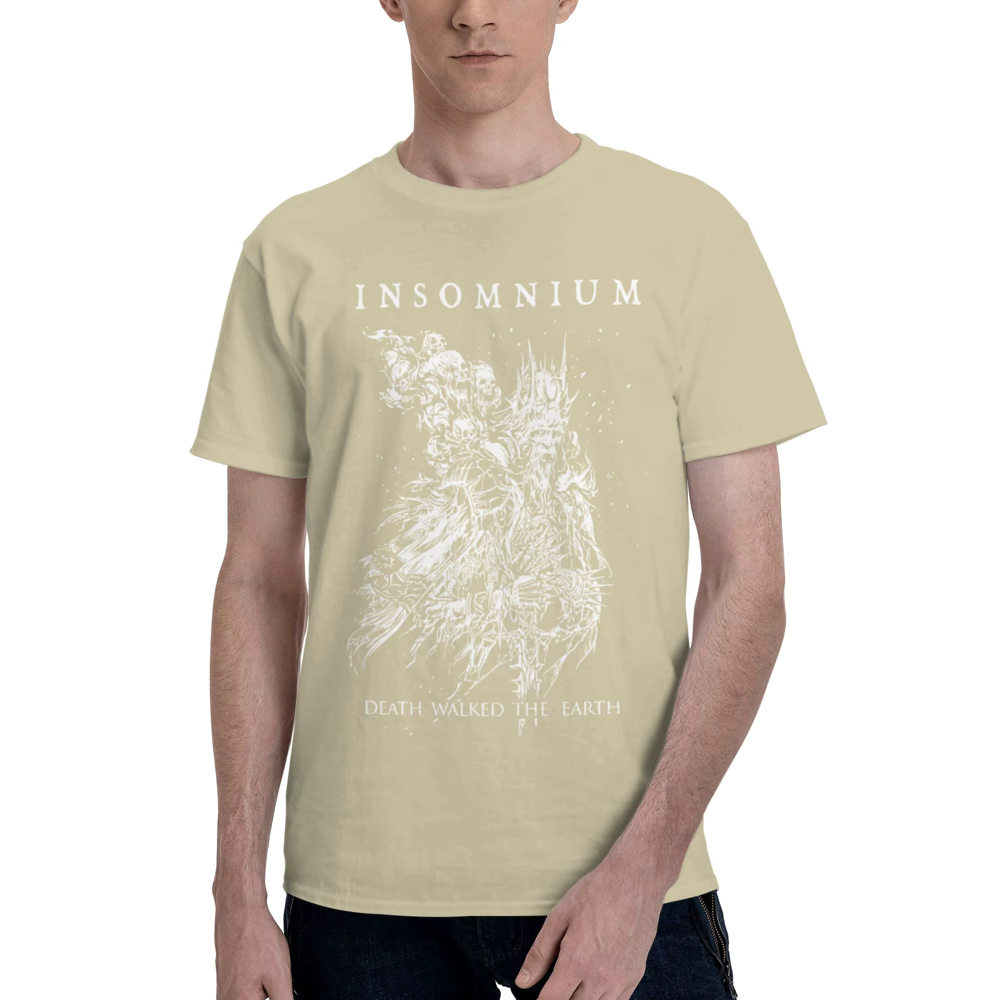 T-shirts pour hommes Sacred Men Insomnium, t-shirts à la mode, manches courtes, col rond, vêtements