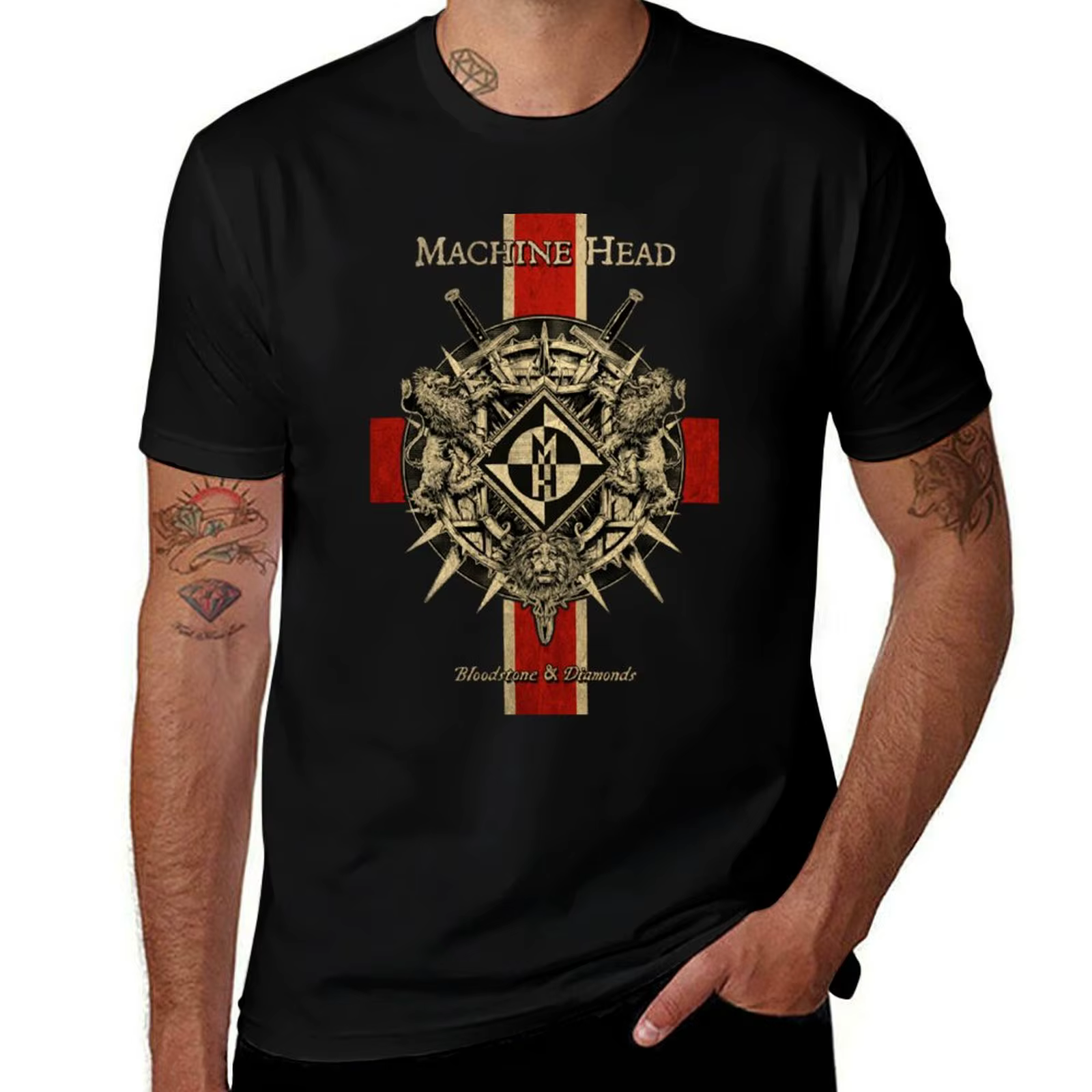 T-shirt Machine Head pour festival et soirée