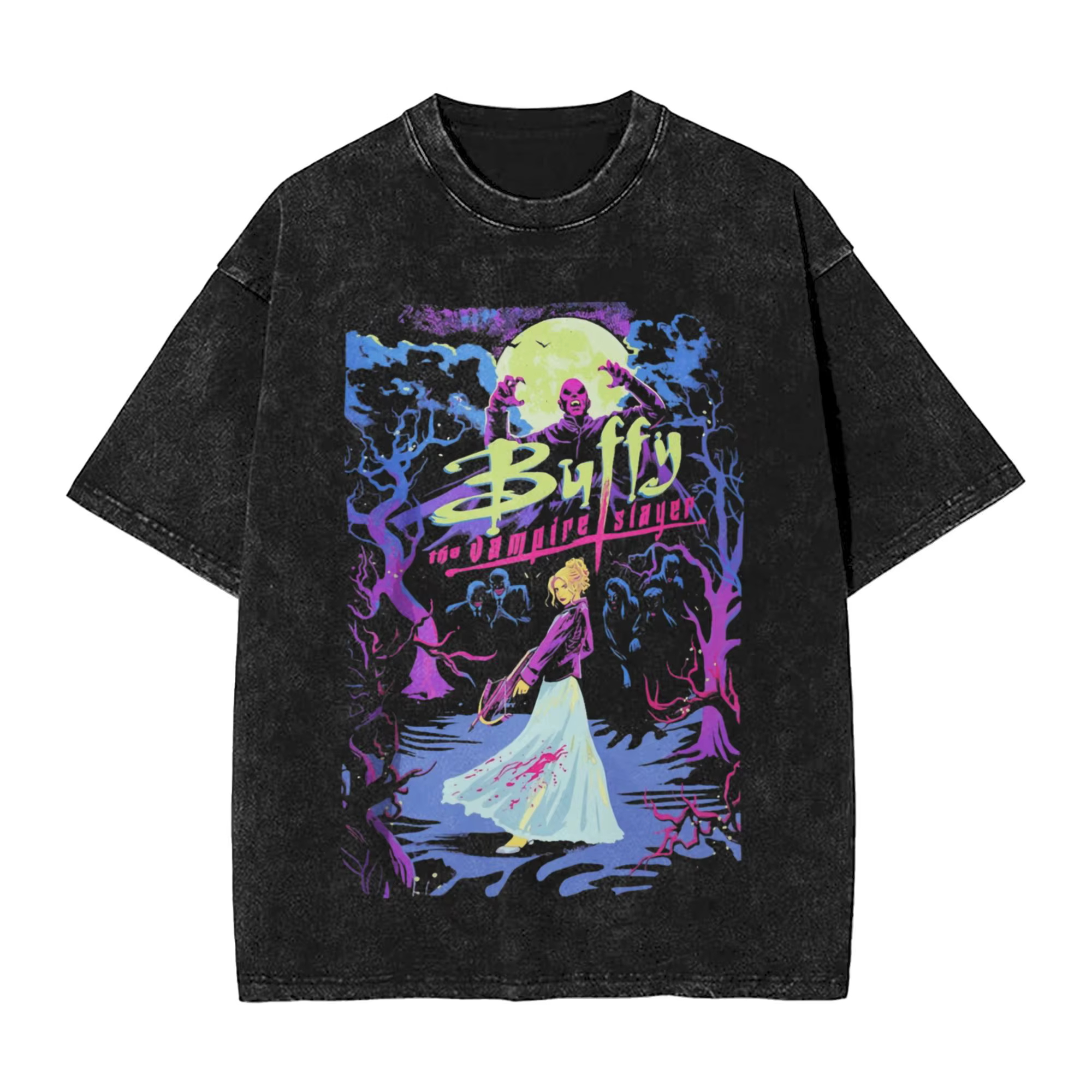 Buffy contre les vampires Slayers t-shirt Style Harajuku pour hommes femmes 100% coton t-shirts vête