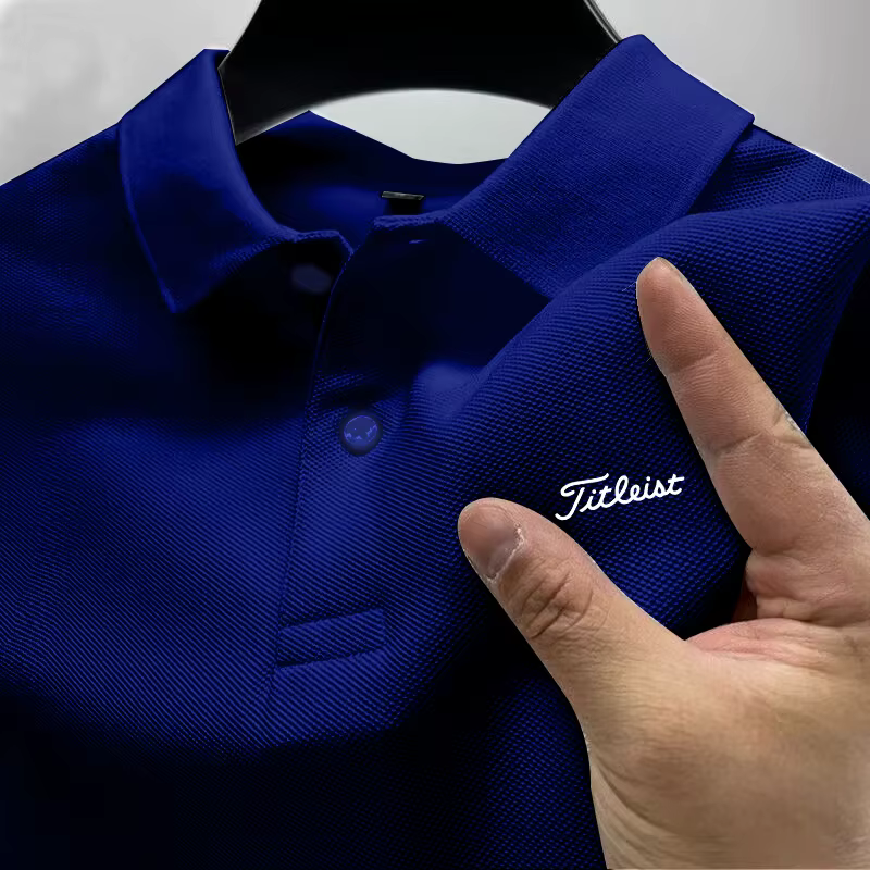 Nouveau T-shirt polo imprimé minimaliste pour homme, tendance 2026, vente chaude, tenue de golf esti