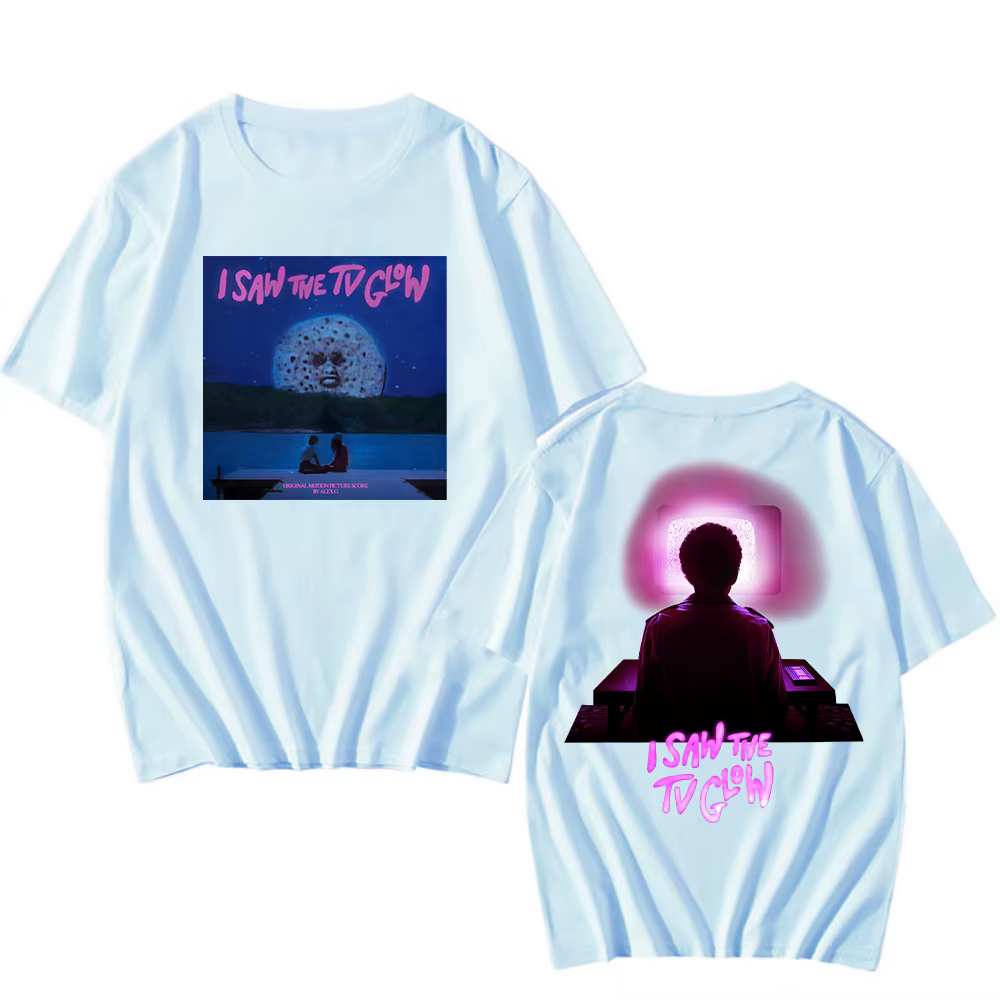 Alex G I Saw The TV Glow T-shirt imprimé graphique mode amusant T-shirt surdimensionné unisexe haut