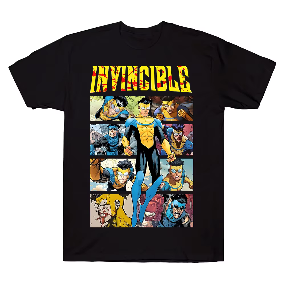 T-shirt Invincible Mark Superhero unisexe, T-shirt en coton Omni-Man Invincible, cadeau parfait pour