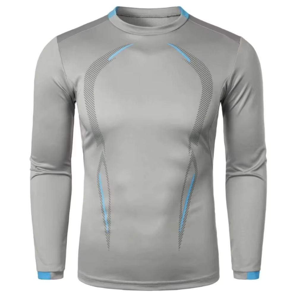 T-shirt à manches longues pour hommes, léger et respirant, à séchage rapide, Streetwear, surdimensio