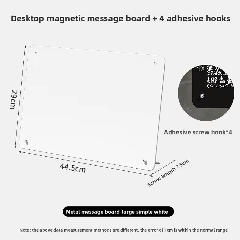 Tableau magnétique extra-large, feuille de planification réutilisable, type de bureau mural, adapté