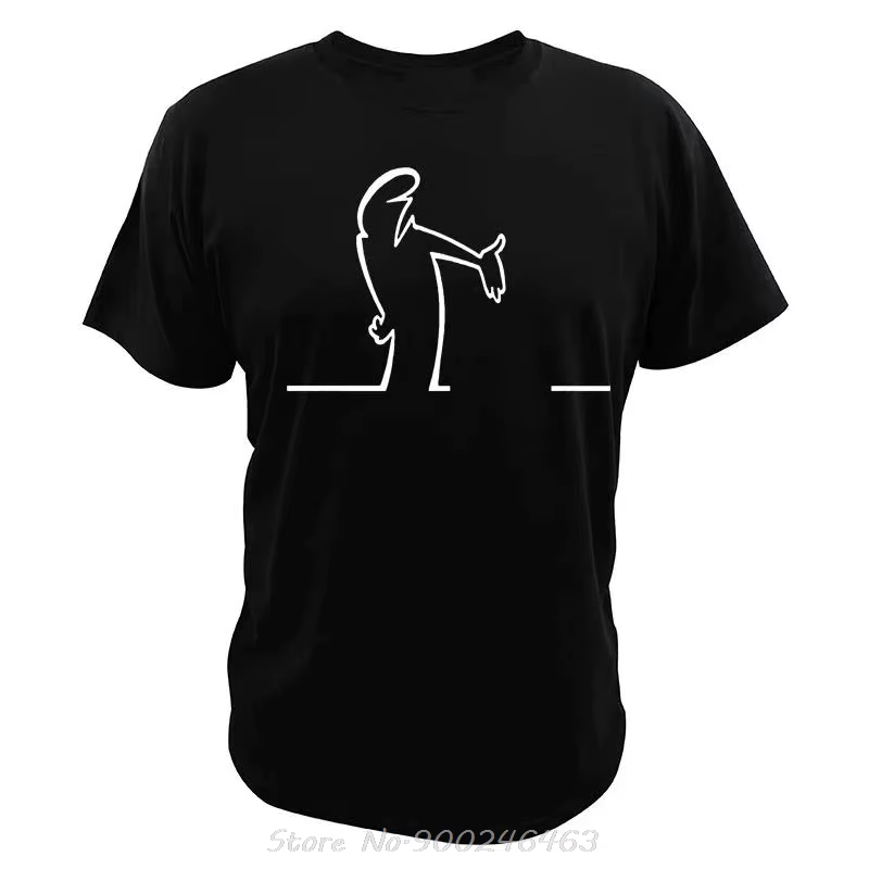 T-shirt manches courtes col rond homme, décontracté, en coton, à la mode