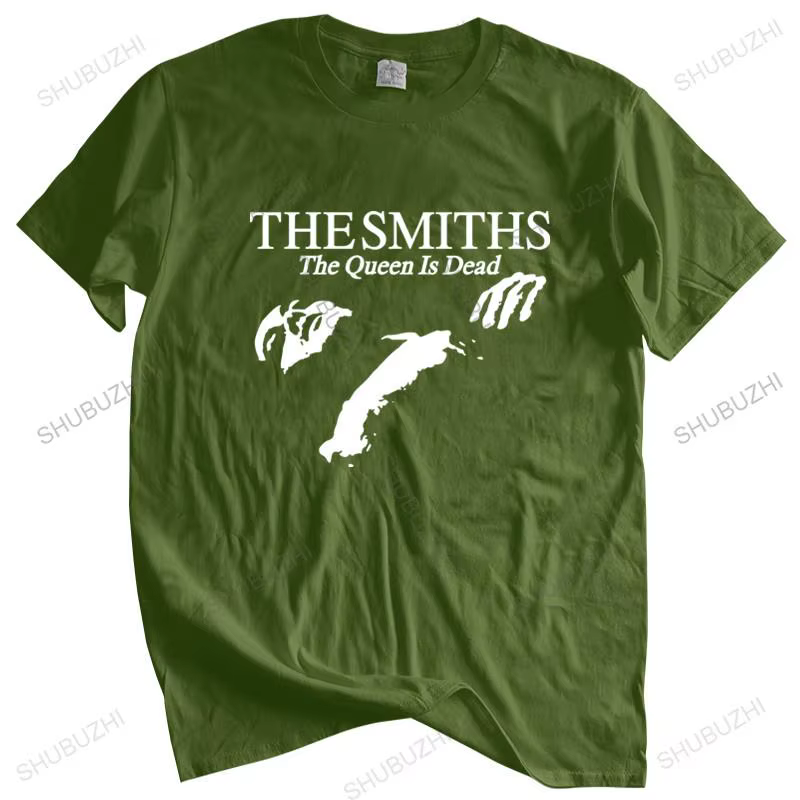 T-shirt d'été pour hommes de la marque teeshirt The smith «The Queen Is Dead»-T-shirt Indie des anné