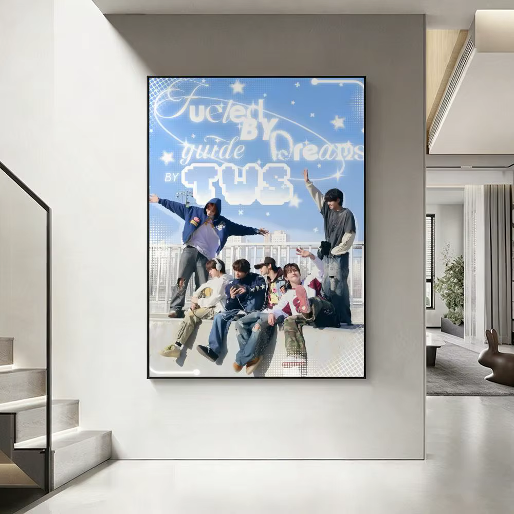 Affiche Idol T-TWS HD, imperméable, murale autocollante, décoration intérieure (salon, chambre, bar)