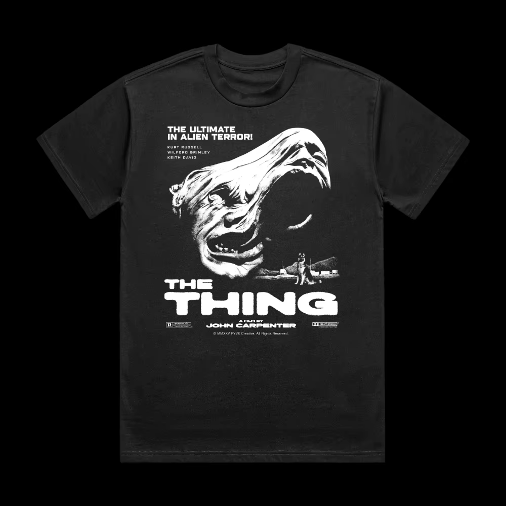 T-shirt The Thing par RYVE, vêtements créatifs, manches courtes, pour hommes et femmes, toutes saiso