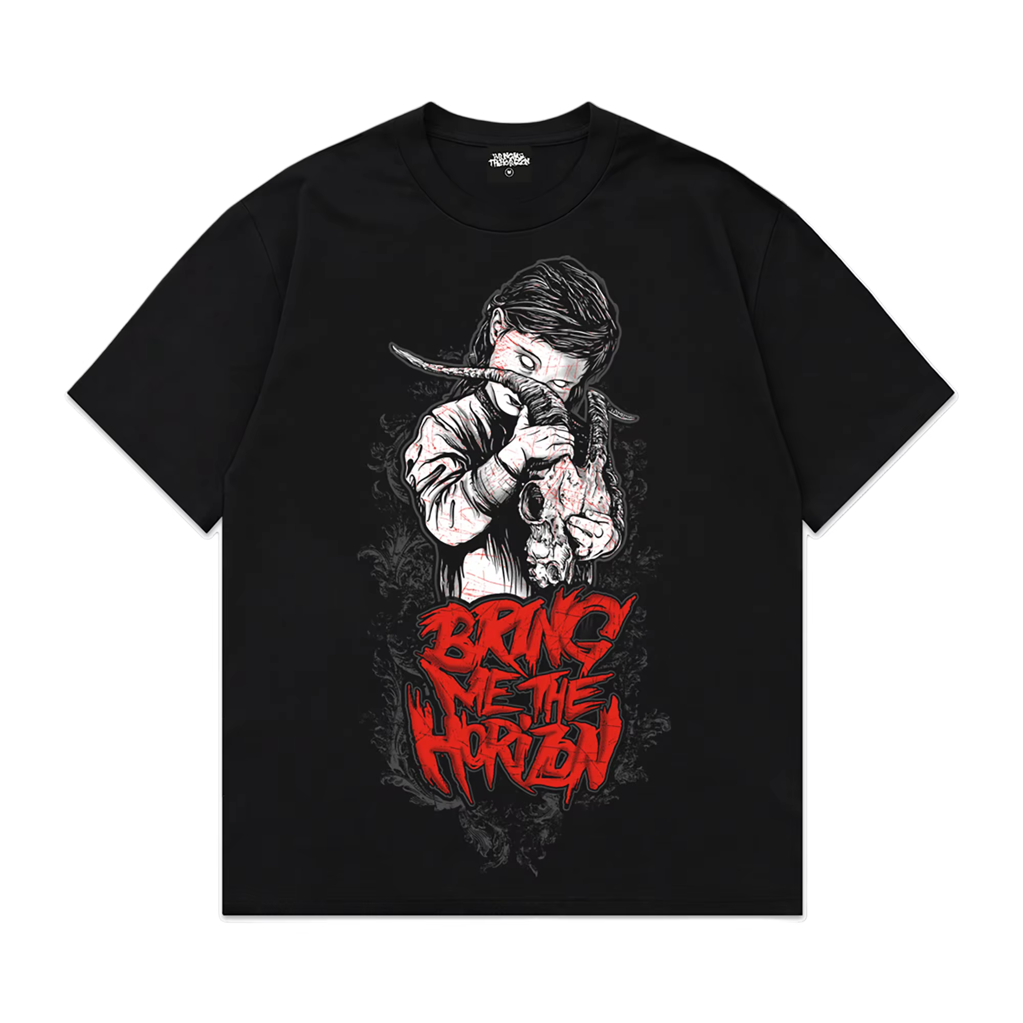 Bring Me The Horizon Count Your Blessings Goat Girl T-shirt 100% coton pour hommes et femmes, T-shir