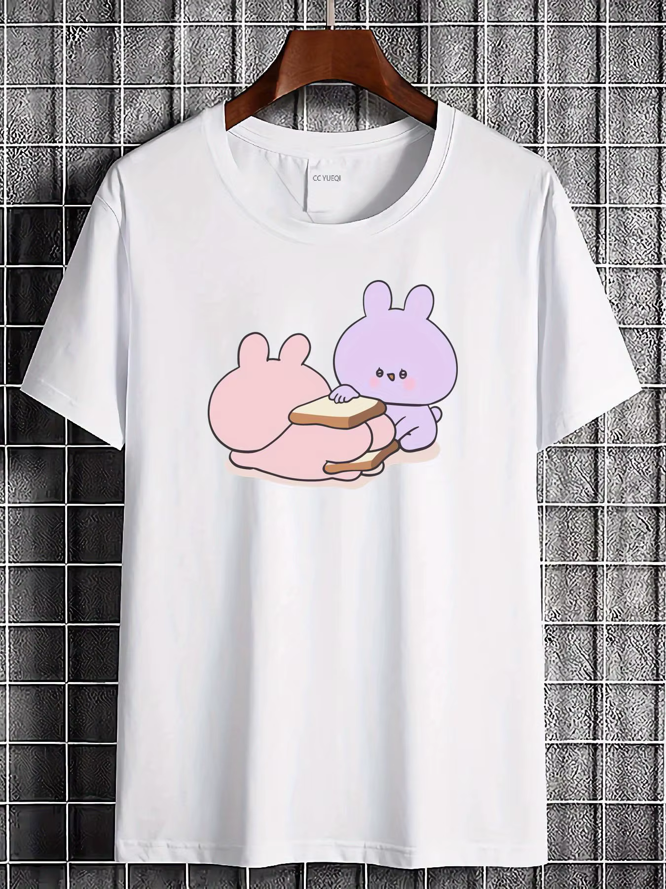 T-Shirt manches courtes col rond pour homme, estival et décontracté, avec image drôle, en coton, Har