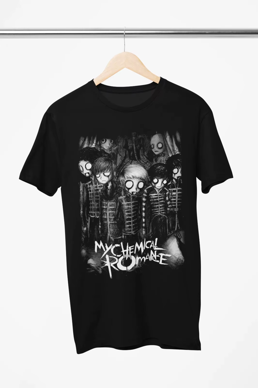 T-shirt du groupe My Chemical Romance, T-shirt rétro unisexe, cadeau pour les fans, T-shirt imprimé