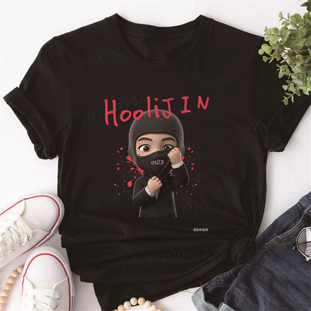 T-shirt de concert Kpop, T-shirt inspiré de Hooligan Fun, cadeau coréen pour fans Kpop, haut en coto