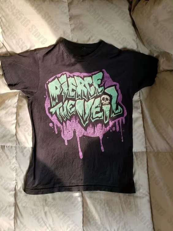 T-shirt Emo Vintage pour Femme, Haut Court, Kawaii, Goth, Y2K Kitty, Années 2000 et 90, 2023